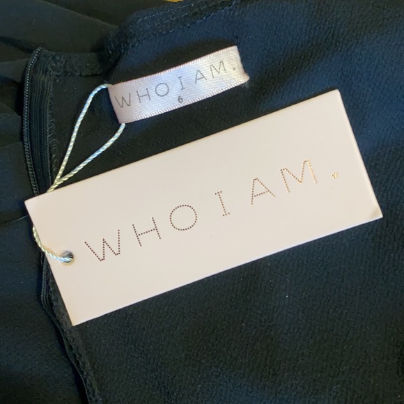 WHO I AM Black Jumpsuit Size 6 - Picture 7 of 11